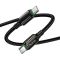 Кабель HOCO X127 Exceed 60W charging data cable C to C Black (6942007675611)