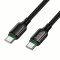 Кабель HOCO X127 Exceed 60W charging data cable C to C Black (6942007675611)