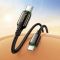 Кабель HOCO X127 Exceed 60W charging data cable C to C Black (6942007675611)