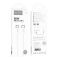 Кабель HOCO X104 Source 60W charging data cable Type-C to Type-C(L=1M) White (6942007616867)