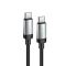 Кабель HOCO X117 Star 60W charging data cable C to C Black (6942007652582)