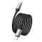 Кабель HOCO X117 Star 60W charging data cable C to C Black (6942007652582)