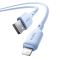Кабель Baseus Silky Series Fast Charging Cable USB to iP 2.4A 1m Galaxy Blue (P10377702313-00)