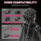 Штатив Ulanzi MT-81 Tripod (80-155cm) Black (T080GBB1)