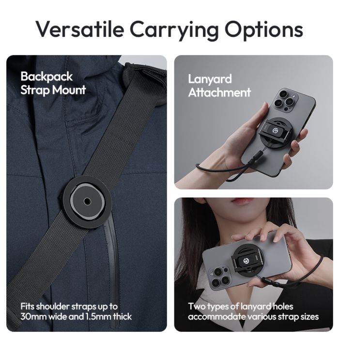 Тримач для телефону Ulanzi MA50 Uka Magnetic Phone Holder Black (M039)