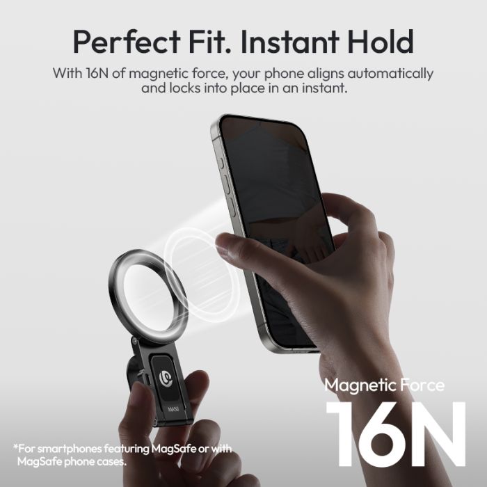Тримач для телефону Ulanzi MA50 Uka Magnetic Phone Holder Black (M039)
