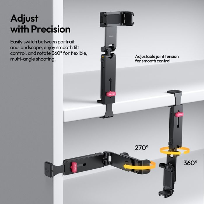 Тримач для телефону штатив Ulanzi MA89  MagLock Phone Holder Tripod Black (T169)