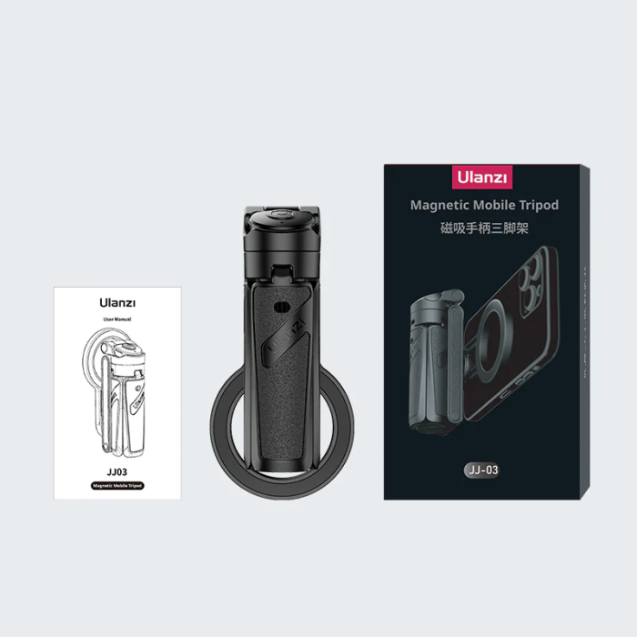 Селфі-монопод Ulanzi JJ03 3-in-1 Magnetic Phone Tripod with Remote Control Black (T090)