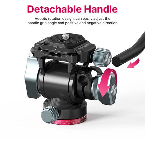 Штативна голова Ulanzi U-190 Hydraulic Head Mini (2895)
