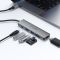 USB-хаб ACEFAST J18 USB-C 6-in-1 HUB docking station Metal Gray (6974316285939)
