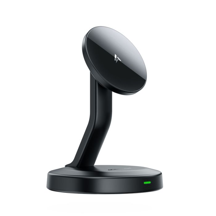 Бездротовий мультизарядний пристрій ACEFAST E26 desktop mobile phone wireless charging holder Black (6974316284819)