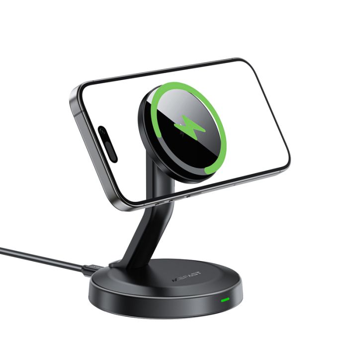 Бездротовий мультизарядний пристрій ACEFAST E26 desktop mobile phone wireless charging holder Black (6974316284819)