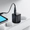 Мережевий зарядний пристрій ACEFAST A136 PD40W mini GaN USB-C fast charger Black (6974316286233)