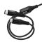 Кабель HOCO X123 Victory 2-in-1 charging cable(C to C+C) Black (6942007663595)