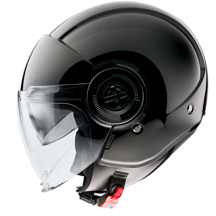 Мотошолом MT VIALE SV S Solid Gloss Black XS