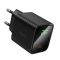 Мережевий зарядний пристрій HOCO CS82A Excellent single port PD20W charger with digital display(EU) Black (6942007664493)