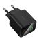 Мережевий зарядний пристрій HOCO CS82A Excellent single port PD20W charger with digital display(EU) Black (6942007664493)