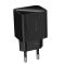 Мережевий зарядний пристрій HOCO CS82A Excellent single port PD20W charger with digital display(EU) Black (6942007664493)