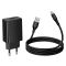 Мережевий зарядний пристрій HOCO CS92A Leader single port QC3.0 charger set(Type-C) Black (6942007671057)