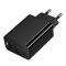 Мережевий зарядний пристрій HOCO CS94A Leader PD20W+QC3.0 charger(EU) Black (6942007671101)