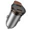 Автомобільний зарядний пристрій HOCO NZ16B Rigorous PD45W(2C) car charger Metal Grey (6942007644778)