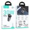 Автомобільний зарядний пристрій HOCO NZ16 Rigorous single port PD30W car charger Metal Grey (6942007644716)