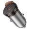 Автомобільний зарядний пристрій HOCO NZ16 Rigorous single port PD30W car charger Metal Grey (6942007644716)