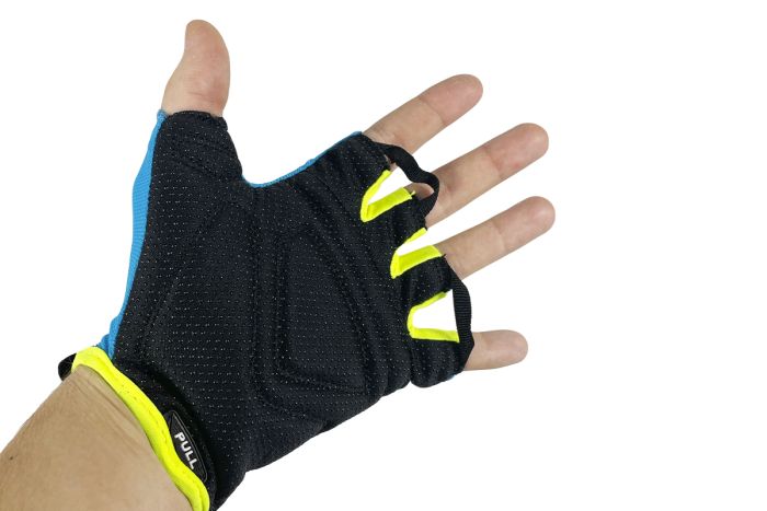 Велорукавиці короткий палець розмір L сині "MESH" (94522Blue-IS)