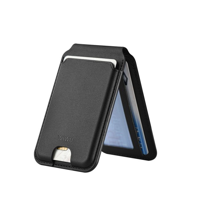 Картхолдер WIWU Mag Wallet Pro MW-003 Kevlar Black (6977703652895)
