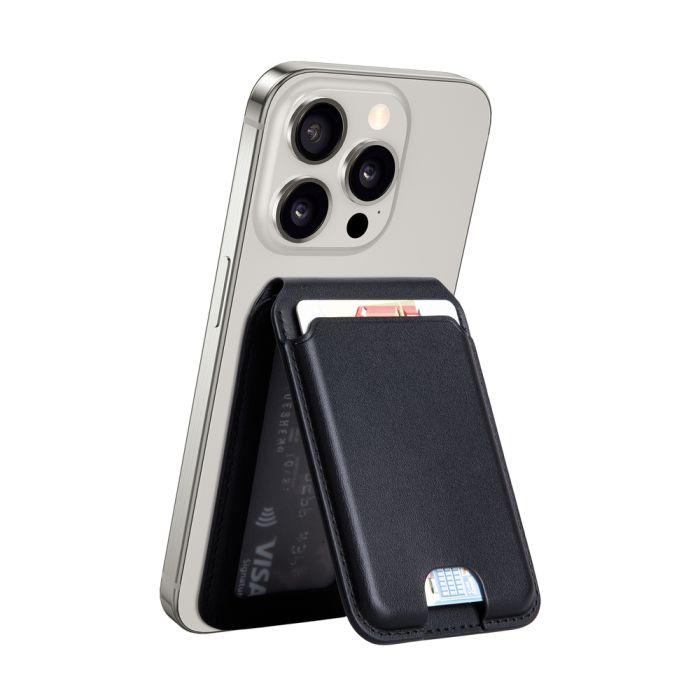 Картхолдер WIWU Mag Wallet Pro MW-003 Kevlar Black (6977703652895)