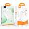 Мережевий зарядний пристрій з кабелем WUW-T82 Single USB home charger set iP (6972573336555)