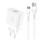 Мережевий зарядний пристрій з кабелем WUW-T92 2USB/2.4A set type-c (6972573337682)