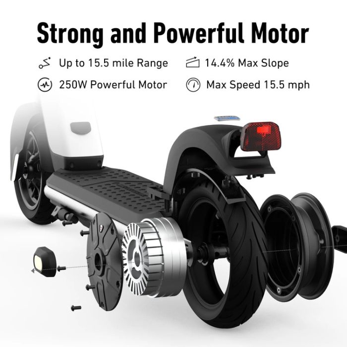 Електросамокат NIU KQi1 Sport Black 9", 250(450)W, 5.1Ah, 25km, 25km/h, 14%, App, 14,6 kg (K12342B1E11)