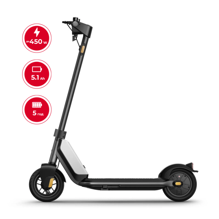 Електросамокат NIU KQi1 Sport Black 9", 250(450)W, 5.1Ah, 25km, 25km/h, 14%, App, 14,6 kg (K12342B1E11)