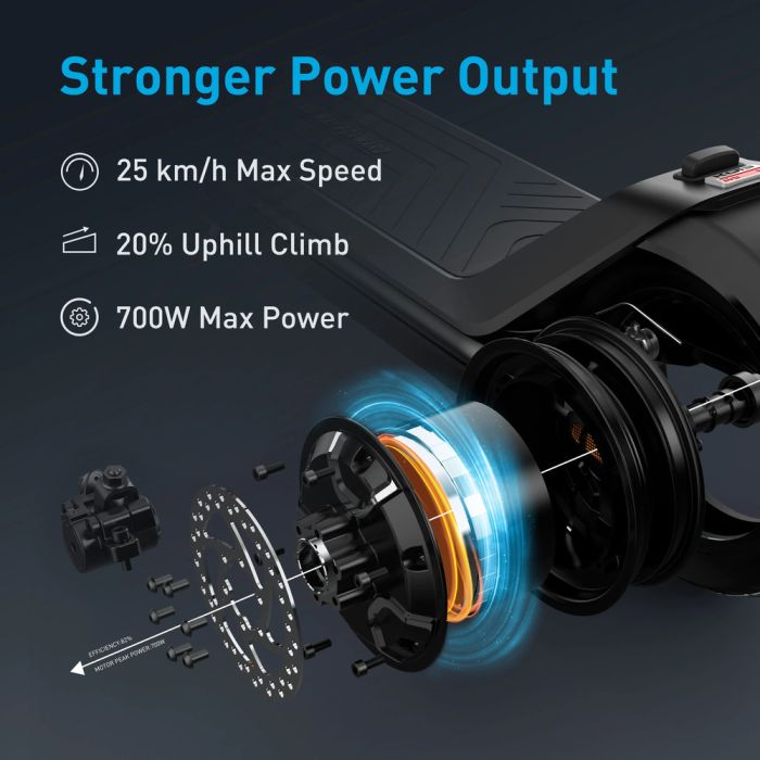 Електросамокат NIU KQi3 Pro Black 9.5", 350(700)W, 10.4Ah, 50km, 25km/h, 20%, App, 20,3 kg (K3P31EB1E11)