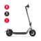 Електросамокат NIU KQi Air Carbon + Magnesium UltraLight Black 9,5", 350(700)W, 9,4Ah, 50km, 25km/h, 20%, App, 11,9 kg (KRP36EB1E11)
