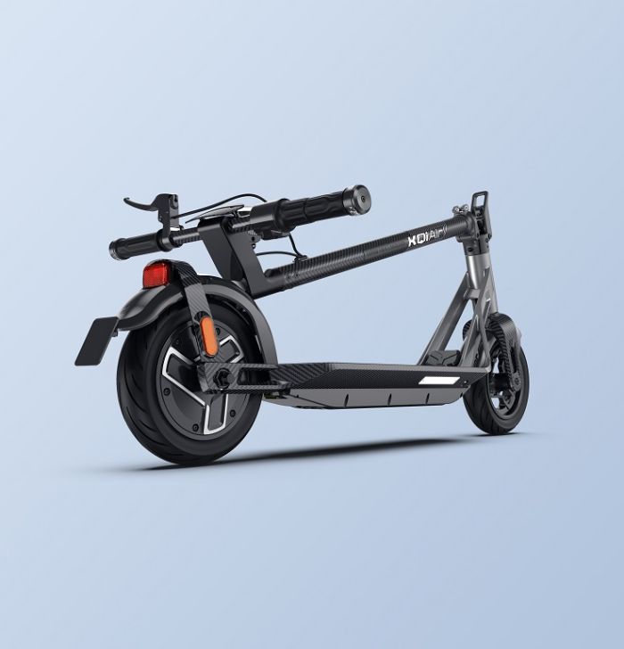 Електросамокат NIU KQi Air Carbon + Magnesium UltraLight Black 9,5", 350(700)W, 9,4Ah, 50km, 25km/h, 20%, App, 11,9 kg (KRP36EB1E11)