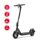 Електросамокат NIU KQi Air X Full Carbon UltraLight Gold 9,5", 350(700)W, 9,4Ah, 50km, 25km/h, 20%, App, 11,7 kg (KRT36EG2E11)