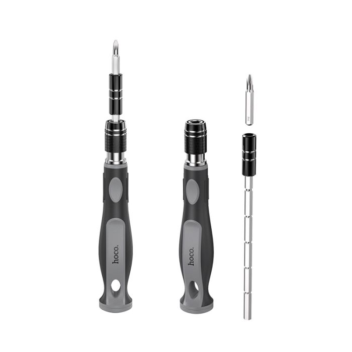 Набір викруток HOCO UT10 32-in-1 screwdriver set gray and black (6942007674614)