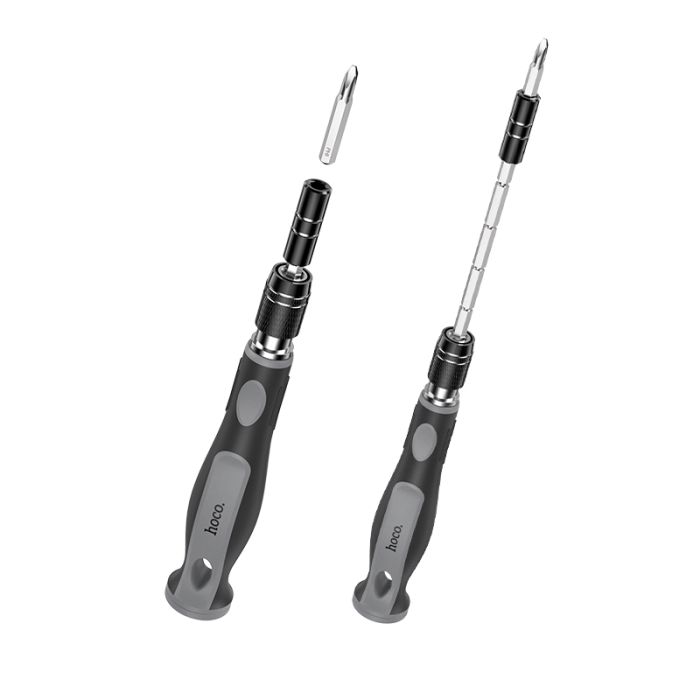 Набір викруток HOCO UT10 32-in-1 screwdriver set gray and black (6942007674614)