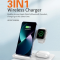 Бездротовий зарядний пристрій WUW-C250 3 in 1 desktop foldable wireless charger (WUW--C250)