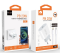 Мережевий зарядний пристрій з кабелем WUW-T79L PD 20W USB C charger with type c to lightning cable (6972573336234)