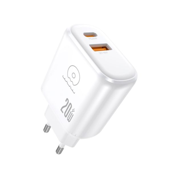 Мережевий зарядний пристрій WUW-C276 PD20W+QC18W (6978749570204)