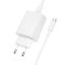 Мережевий зарядний пристрій з кабелем BOROFONE BAS75A Source single port PD30W charger set (C to C) (EU)White (6941991122866)
