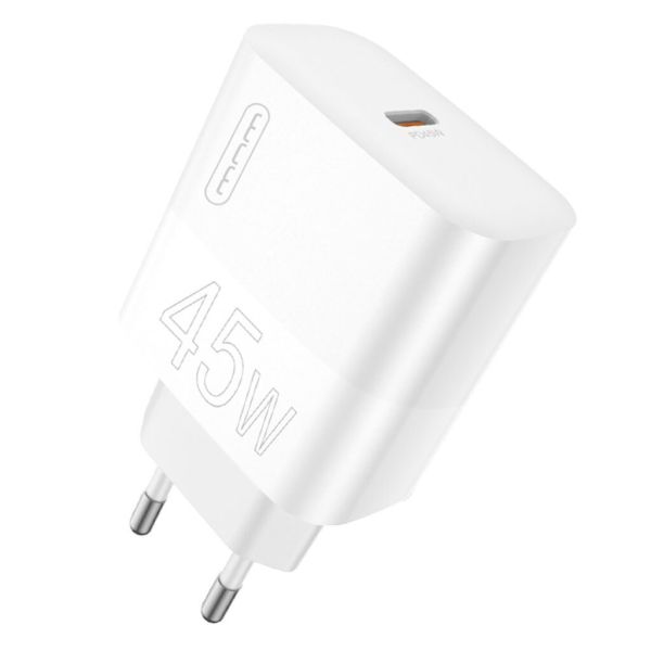 Мережевий зарядний пристрій WUW-C202 PD45W GaN Eu Smart Charger (6972573336821)