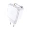Мережевий зарядний пристрій з кабелем WUW-C268 12W fast charger USB A +retractable 70cm type c Cable (6978749570044)