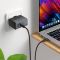 Мережевий зарядний пристрій HOCO CS75A Star Speed PD70W(2C1A) charger midnight black (6942007653862)