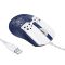 Маніпулятор миша HOCO GM51 Sky luminous gaming wired mouse white＆blue (6942007675260)