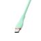 Кабель Vention USB 2.0 C Male to C Male 5A Cable 1M Light Green Silicone Type (TAWGF) (TAWGF)