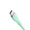 Кабель Vention USB 2.0 C Male to C Male 5A Cable 1M Light Green Silicone Type (TAWGF) (TAWGF)